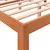 Produktbild 7 för Sängram med huvudgavel vaxbrun 135x190 cm massiv furu