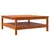 Produktbild 2 för Soffbord vaxbrun 100x100x40 cm massiv furu