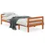 Produktbild 2 för Sängram vaxad brun 90x190 cm massiv furu