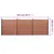Produktbild 11 för Staketpanel brun 526x186 cm WPC
