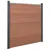 Produktbild 2 för Staketpanel brun 353x186 cm WPC