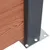 Produktbild 7 för Staketpanel brun 699x186 cm WPC