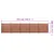Produktbild 11 för Staketpanel brun 872x186 cm WPC
