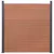 Produktbild 4 för Staketpanel brun 872x186 cm WPC