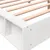 Produktbild 7 för Sängram vit 200x200 cm massiv furu