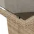 Produktbild 6 för Matgrupp för trädgården med dynor 7 delar beige konstrotting