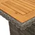 Produktbild 7 för Matgrupp för trädgården med dynor 7 delar beige konstrotting