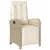Produktbild 4 för Matgrupp för trädgården med dynor 7 delar beige konstrotting