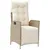 Produktbild 6 för Matgrupp för trädgården med dynor 7 delar beige konstrotting