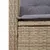 Produktbild 5 för Matgrupp för trädgården med dynor 5 delar beige konstrotting