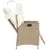 Produktbild 5 för Matgrupp för trädgården med dynor 7 delar beige konstrotting