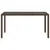 Produktbild 4 för Trädgårdsbord med glasskiva brun 150x90x75 cm konstrotting
