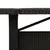 Produktbild 8 för Trädgårdsbord med akaciaträ svart 240x90x75 cm konstrotting
