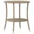 Produktbild 6 för Justerbara trädgårdsstolar 2 st med bord beige konstrotting