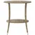 Produktbild 7 för Justerbara trädgårdsstolar 2 st med bord beige konstrotting