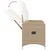Produktbild 8 för Justerbara trädgårdsstolar 2 st med bord beige konstrotting