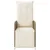 Produktbild 5 för Justerbara trädgårdsstolar 2 st med bord beige konstrotting