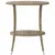 Produktbild 7 för Justerbara trädgårdsstolar 2 st med bord beige konstrotting