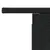 Produktbild 9 för Trädgårdsbord svart 100x55x73 cm konstrotting och akaciaträ