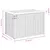 Produktbild 11 för Trädgårdsbord 2 st svart 55x34x37cm konstrotting massivt trä
