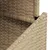 Produktbild 12 för Trädgårdsbord med glasskiva beige 100x55x73 cm konstrotting