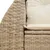 Produktbild 7 för Trädgårdssoffa 2-sits med dynor konstrotting beige