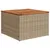 Produktbild 6 för Trädgårdsbord beige 55x55x37 cm konstrotting och akaciaträ