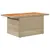 Produktbild 4 för Trädgårdsbord beige 100x55x73 cm konstrotting och akaciaträ