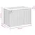 Produktbild 11 för Trädgårdsbord 2 st beige 55x34x37cm konstrotting massivt trä
