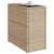 Produktbild 4 för Trädgårdsbord med glasskiva beige 58x27,5x55 cm konstrotting