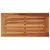 Produktbild 8 för Trädgårdsbord med träskiva beige 58x27,5x55 cm konstrotting
