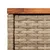 Produktbild 9 för Trädgårdsbord med träskiva beige 58x27,5x55 cm konstrotting