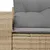 Produktbild 7 för Trädgårdssoffa 2-sits med dynor konstrotting beige