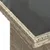 Produktbild 10 för Trädgårdsbord med glasskiva ljusgrå 100x55x73 cm konstrotting