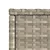 Produktbild 9 för Trädgårdsbord med glasskiva ljusgrå 58x27,5x55 cm konstrotting