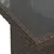 Produktbild 10 för Trädgårdsbord med glasskiva brun 100x55x73 cm konstrotting