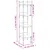 Produktbild 10 för Bokhylla 4 hyllplan brun ek 35x30x138,5 cm konstruerat trä