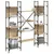 Produktbild 4 för Bokhylla sonoma-ek 155,5x24x166,5 cm konstruerat trä
