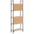 Produktbild 7 för Bokhylla 5 hyllplan sonoma-ek 60,5x24x166,5 cm konstruerat trä