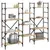Produktbild 4 för Bokhylla sonoma-ek 160x28,5x136,5 cm konstruerat trä