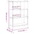 Produktbild 11 för Bokhylla svart 72x28x109 cm konstruerat trä
