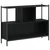 Produktbild 2 för Bokhylla svart 102x28x77,5 cm konstruerat trä