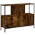 Produktbild 7 för Bokhylla rökfärgad ek 102x28x77,5 cm konstruerat trä