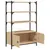 Produktbild 5 för Bokhylla 3 hyllplan sonoma-ek 70x30x109,5 cm konstruerat trä