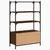 Produktbild 8 för Bokhylla 3 hyllplan brun ek 70x30x109,5 cm konstruerat trä