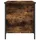 Förvaringsbänk rökfärgad ek 80x42,5x50 cm konstruerat trä