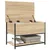 Produktbild 5 för Förvaringsbänk sonoma-ek 70x42,5x47 cm konstruerat trä