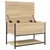 Produktbild 6 för Förvaringsbänk sonoma-ek 70x42,5x47 cm konstruerat trä