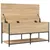 Produktbild 6 för Förvaringsbänk sonoma-ek 100x42,5x47 cm konstruerat trä