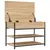 Produktbild 6 för Skobänk sonoma-ek 70x42,5x50 cm konstruerat trä